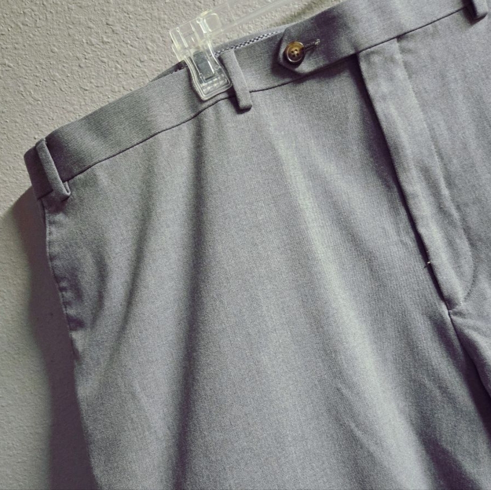 Chaps Flat Front Dress Pants - Picture 4 of 8